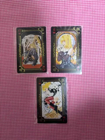 데스노트전 DEATHNOTE 금박 카드놀이 미사 아마네