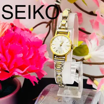 [레어 작동품] 세이코 다이아쇼크 19석 여성용 수동 와인딩 시계