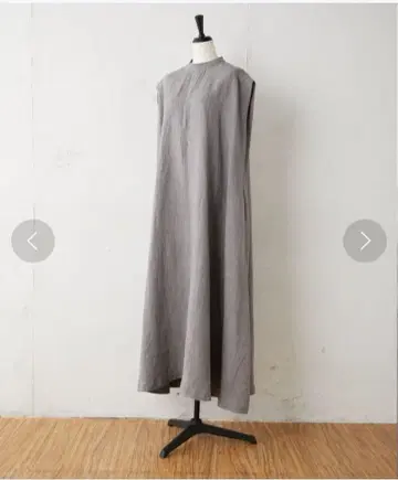 비어즐리 린넨 플레어 원피스