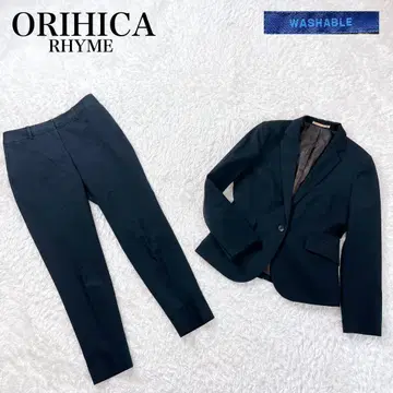 오리히카 라임 팬츠 수트 셋업 워셔블 최근 모델