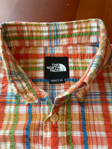 THE NORTHFACE 시어서커 반팔 풀오버 셔츠