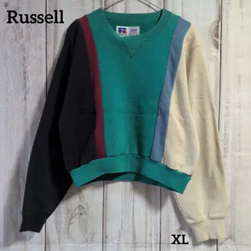 90s USA제 Russell 크레이지 패턴 멀티 컬러