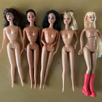 바비 인형 본체 5체 세트