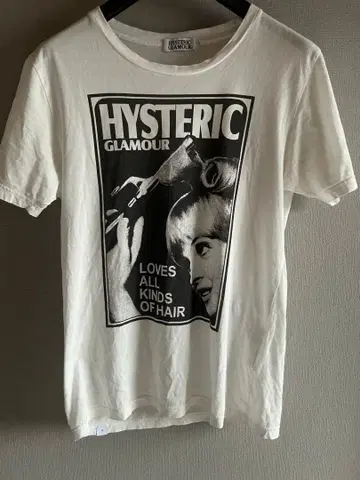 초명작 HYSTERIC GLAMOUR 티셔츠 화이트 S