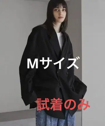 cussil/쿠실 루즈 실루엣 더블 브레스트 테일러드 자켓 M