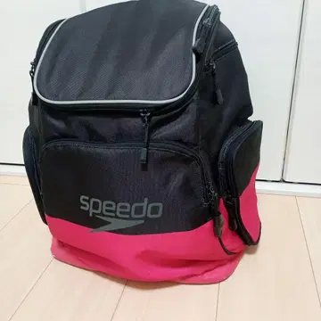 speedo 스위머 백팩 수영 가방 블랙/핑크