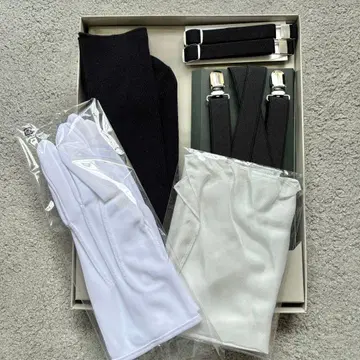 신랑 잡화 세트 장갑 서스펜더 양말 등 세트 BASIC