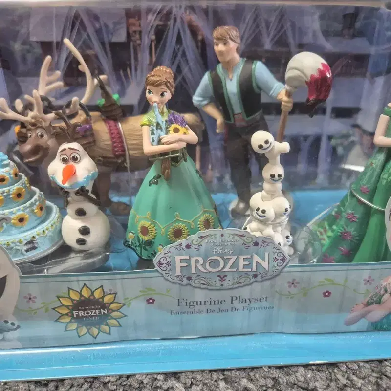 디즈니 겨울왕국 열기 피규어 세트