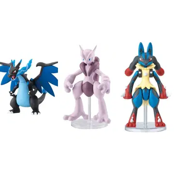 포켓몬 메가리자몽X 메가뮤츠X 메가루카리오 피규어