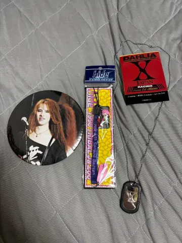 [레어 당시 물건] X JAPAN / hide 굿즈 4세트