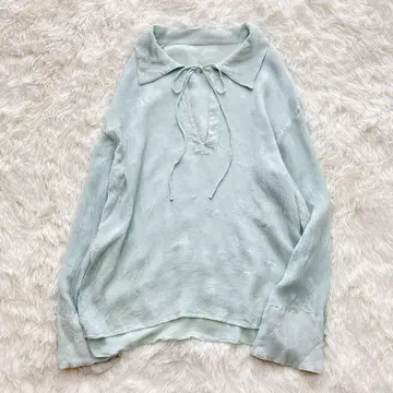 BACCA 인기 큐프라 레이온 릴리 이지 블라우스 민트