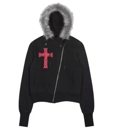 LUVISTRUE UNBALANCE HOOD ZIPUP 블랙