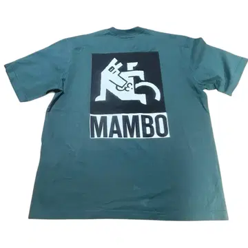 90s 호주산 MAMBO 개 그래픽 T셔츠 M 그린