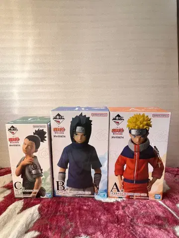 NARUTO 중급닌자 시험편 제일복권 나루토 사스케 시카마루 피규어