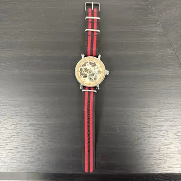 스켈레톤 새상품급 BENTLEY 손목시계 기계식풍 나토 벨트 클래식