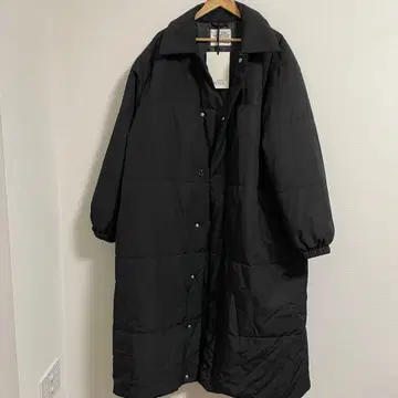 [택 포함] ZARA x SOSHIOTSUKI 롱 코트 블랙 L 충전솜