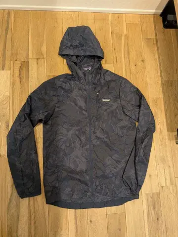 Patagonia 네이비 카모 패턴 후디니 XS houdini