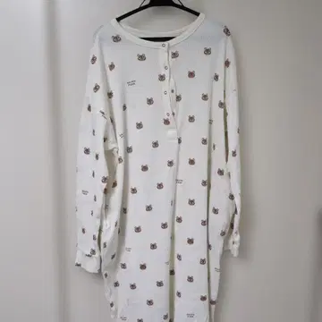 [ 미사용 ] 젤라또피케 모동숲 콜라보 꼬마 너굴 자카드 원피스