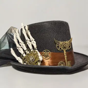 새상품 스팀펑크 햇 코스프레