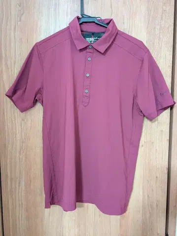 나이키 골프 반팔 셔츠 버건디 L 사이즈