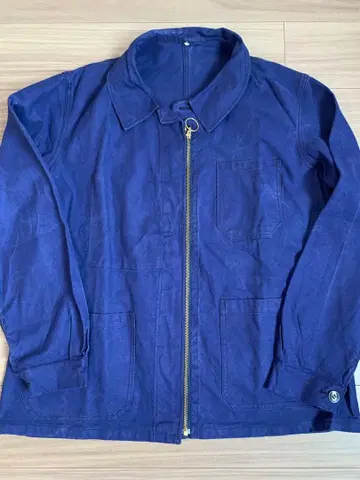 LE 구매 중고 Le Vautour 프렌치 워크 자켓 블루 커버올