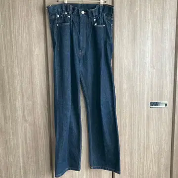 DRIES VAN NOTEN HALGATE 개더 데님 32 인디고