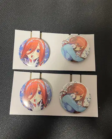 5등분의 신부 1번 복권 나카노 미쿠 캔뱃지