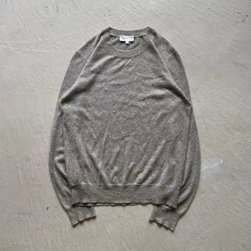 agnes b. glitter beige knit 글리터 니트