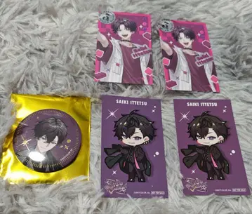 니지산지 사에키 잇테츠 캔뱃지 카드 HUB 3주년