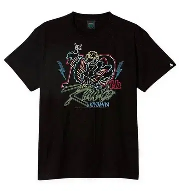 세이미야 카이토 데뷔 10주년 기념 네온사인 T셔츠