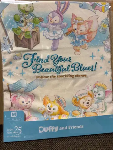 도쿄디즈니씨 25주년 더피 프렌즈 T셔츠 M