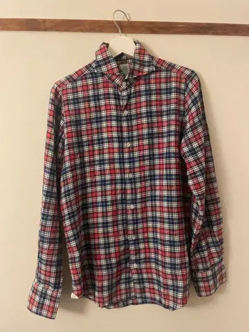 [새상품급] Finamore 면 100% 긴팔 셔츠