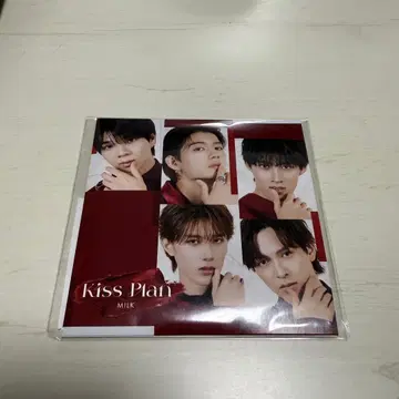 Kiss Plan CD풍 아크릴 코스터 엿보기 밀크?전