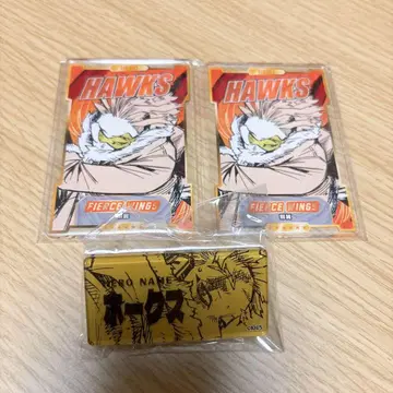 히로아카 스탯 카드 아크릴 배지 호크스