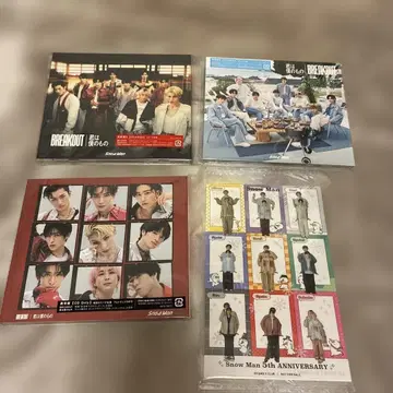 BREAKOUT Snow Man CD 3 형태 mini 스노 시트