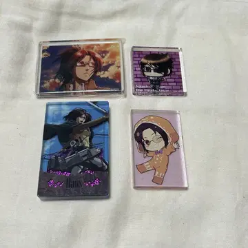 진격의 거인 한지 아크릴 블록