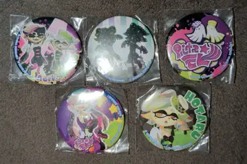 스플래툰 시오카라즈 이카시타 브로마이드 캔뱃지 묶음 판매