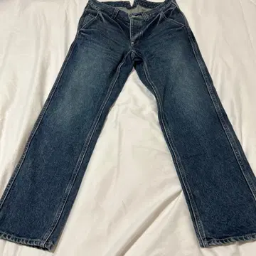 veritecoeur 웰트 포켓 스트레이트 데님