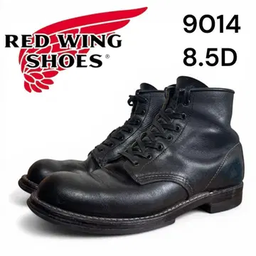 RED WING 벡맨 9014 8.5D 블랙 밑창 커스텀 블랙