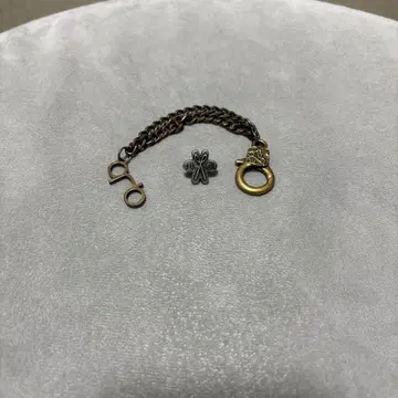 금속제 키링 루비아나 꽃 모양 참 2개