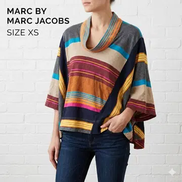 마크제이콥스 보더 판초풍 티셔츠 면 100%