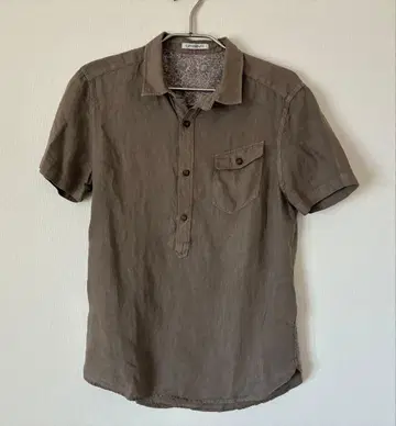 C.P.COMPANY 피케 셔츠 린넨 100% S 씨피 컴퍼니