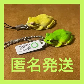 청개구리 네이처 테크니컬러 이키몬 볼체인 스트랩 개구리