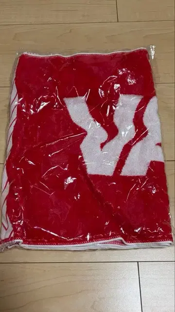 VAUNDY 로고 타월 빨간색