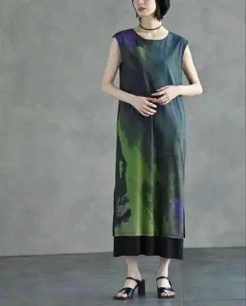 새상품 funda mine (파인다마인) ART 레이어드 원피스 2