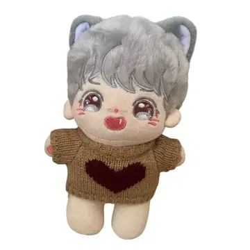 늑대 귀 남아 봉제 인형 옷 갈아입히기 인형 인형 큐트 무속성