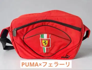 PUMA x 페라리 콜라보 SF 숄더백 레드