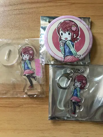 록맨 에그제 메이 배지 아크릴 스탠드 키링 롤 Switch