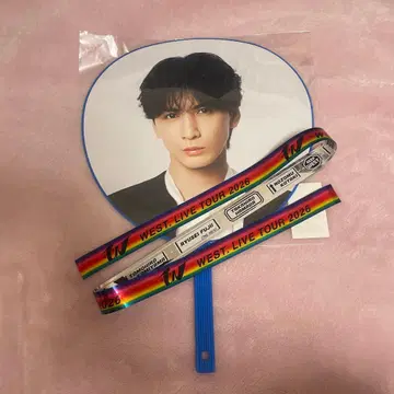 점보 부채 후지이 류세이 WEST. LIVE 2026 유일무이 은테 포함