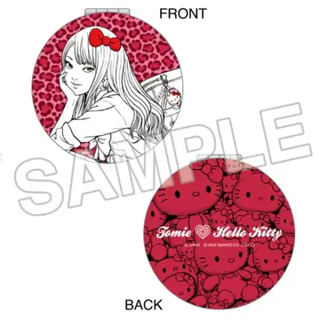 이토 준지 산리오 갸루 토미에 컴팩트 더블 미러 키티 헬로키티